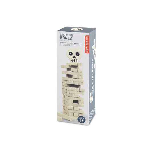 Kikkerland Novelty Stack The Bones Game