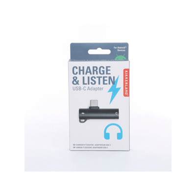 Kikkerland Novelty USB-C Charge & Listen
