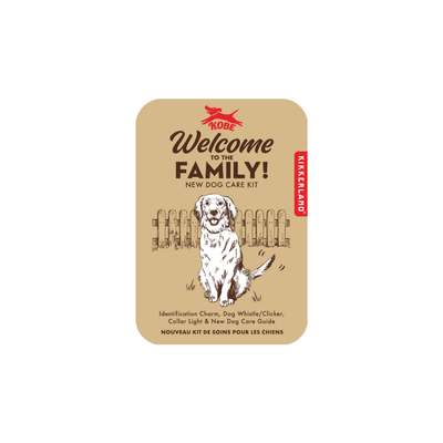 Kikkerland Novelty Welcome To The Family Dog Kit