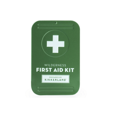 Kikkerland Novelty Wilderness First Aid Kit
