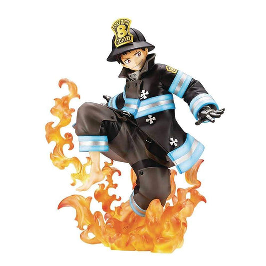 Kotobukiya PVC Figures Fire Force ARTFX J 1/8 PVC 21cm Statue-Shinra Kusakabe