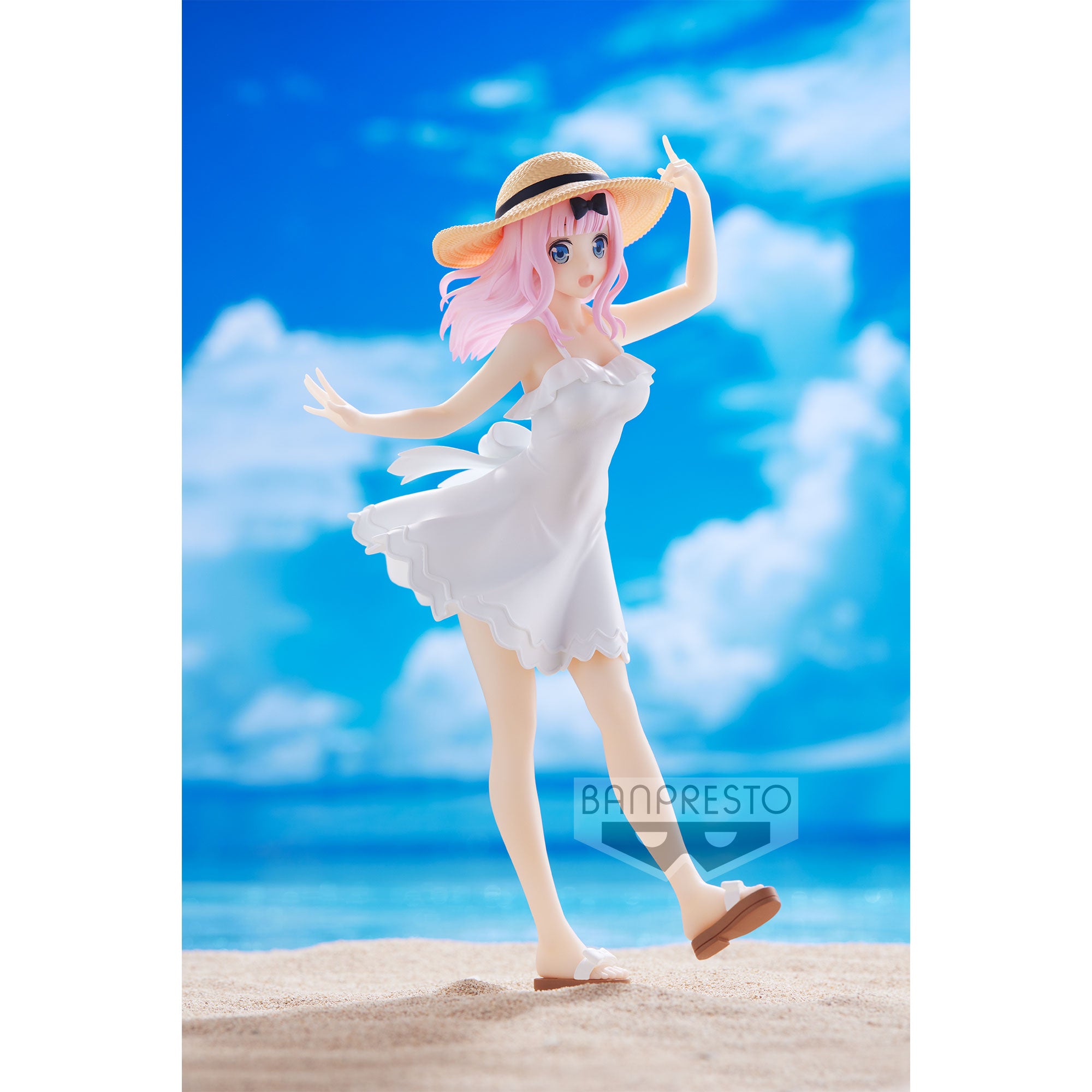 Kaguya-sama: Love Is War -Ultra Romantic- Kyunties CHIKA FUJIWARA FIGURE Seaside ver.