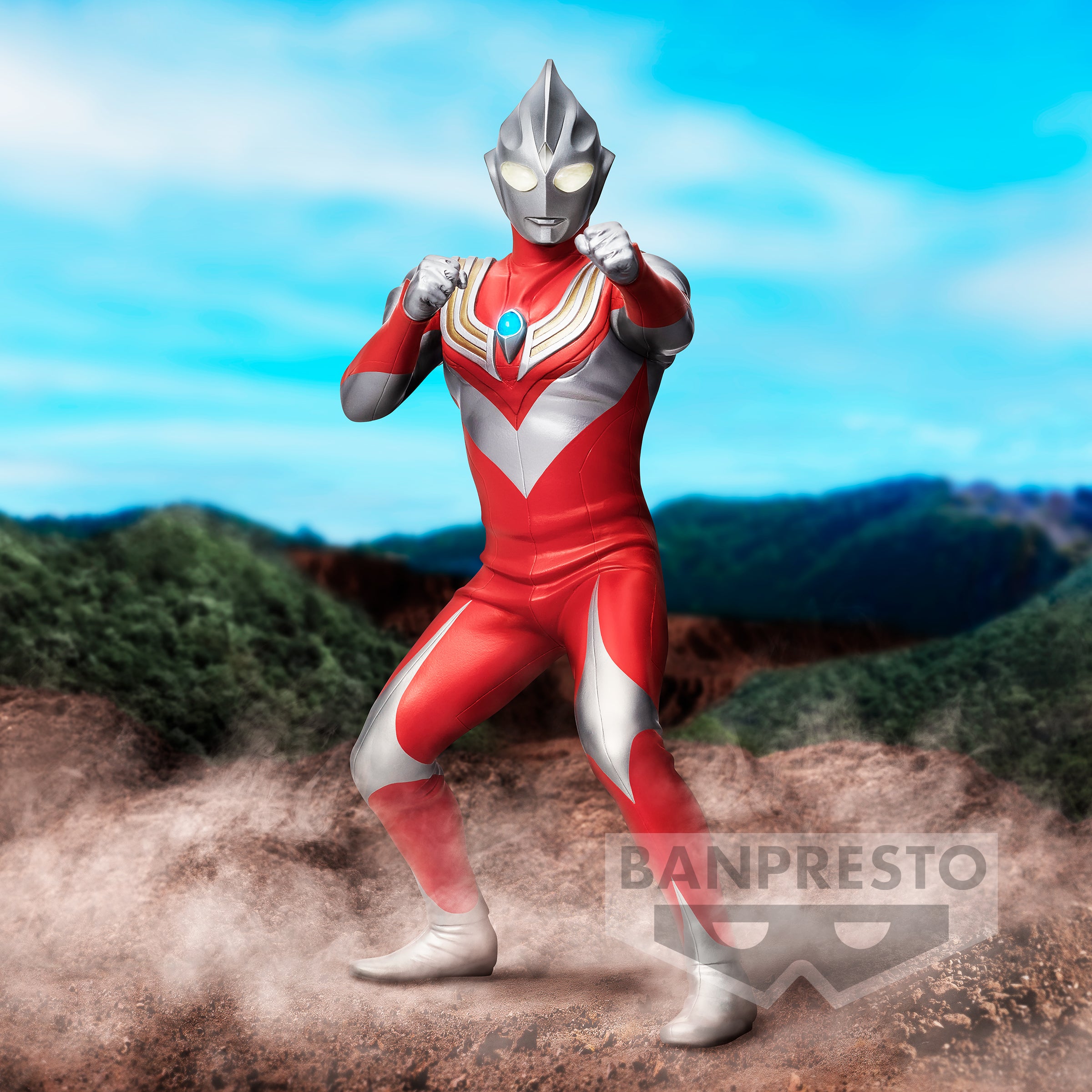 ULTRAMAN TIGA HERO'S BRAVE STATUE FIGURE ULTRAMAN TIGA(POWER TYPE&TIGA TORNADO)(A:ULTRAMAN TIGA POWER TYPE)