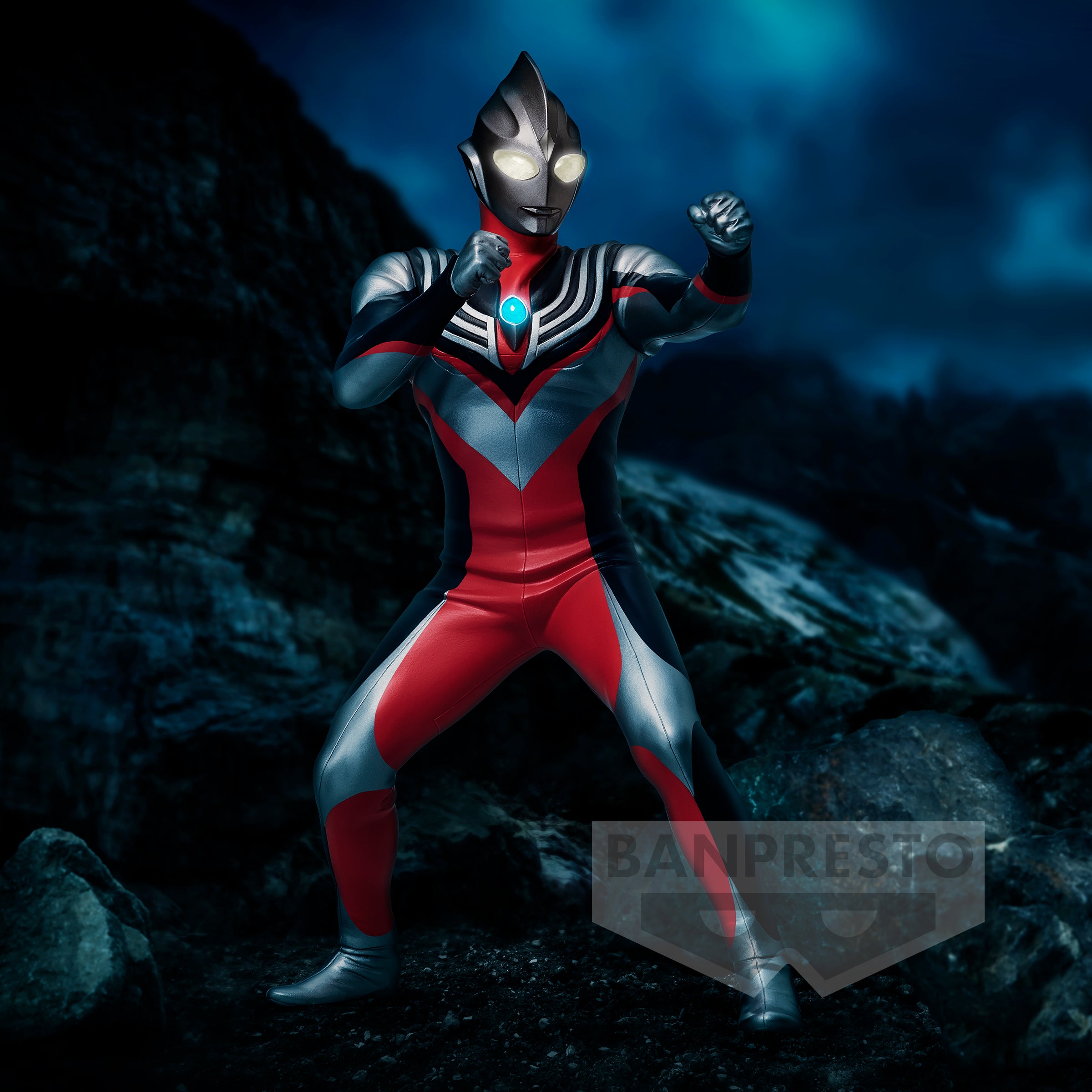 ULTRAMAN TIGA HERO'S BRAVE STATUE FIGURE ULTRAMAN TIGA(POWER TYPE&TIGA TORNADO)(B:TIGA TORNADO)