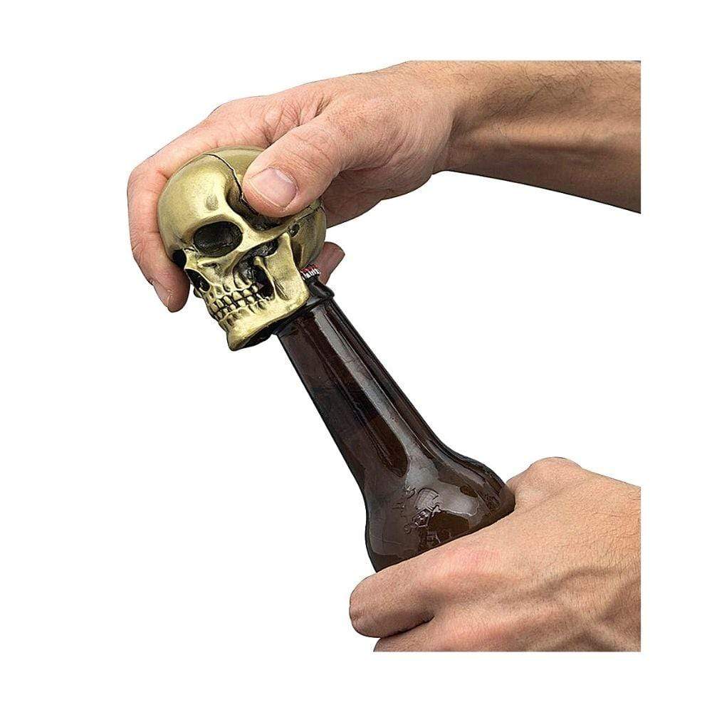 Luckies Of London Novelty Crack One Open ( Skull Bottle Opener )