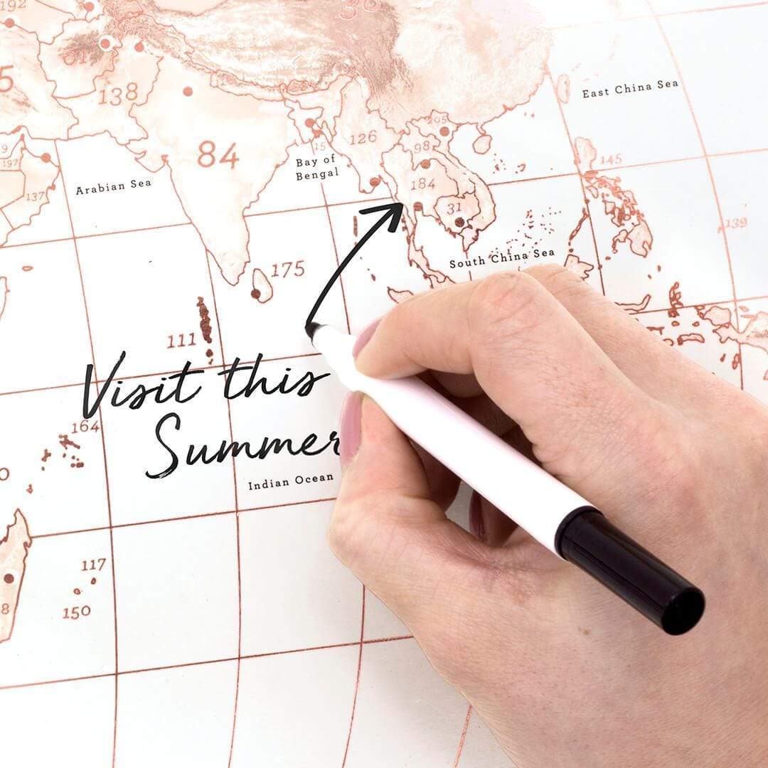 Magni-Map ( Magnetic Map Poster )