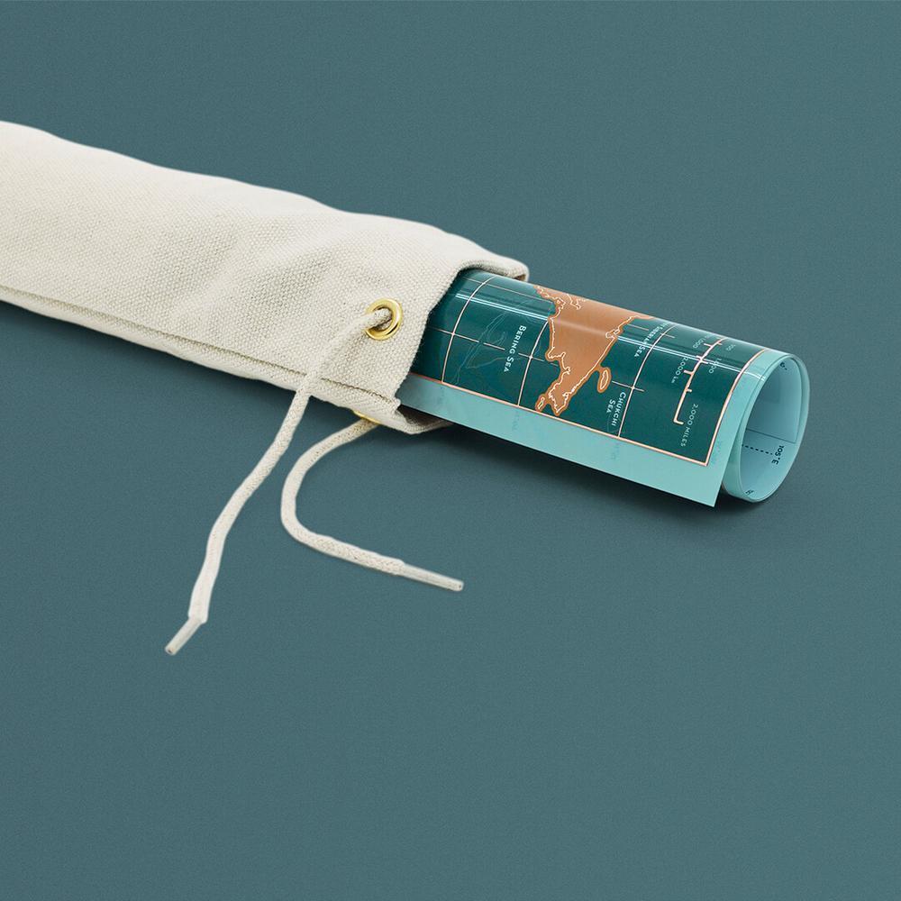 Scratch Map Backpacker