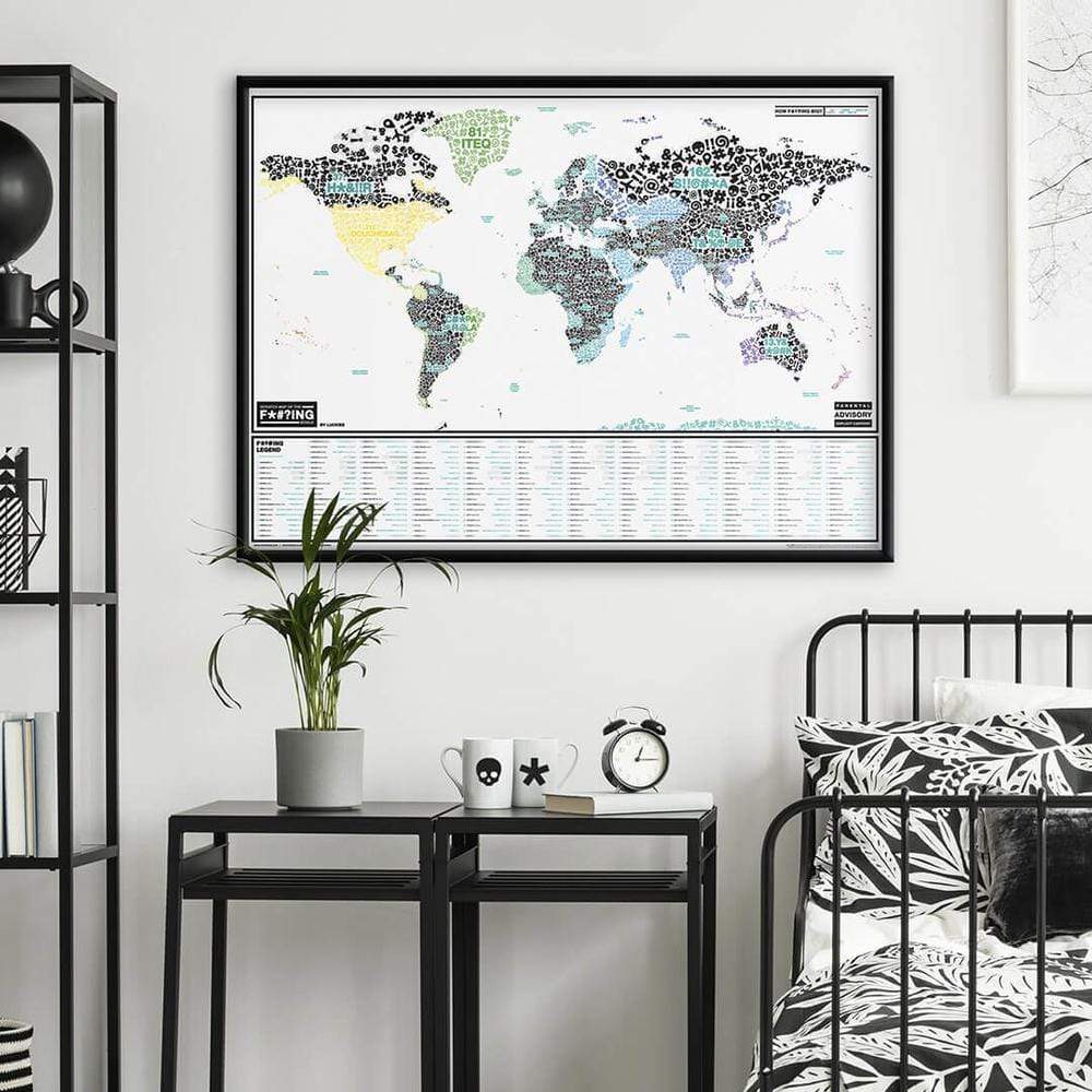 Scratch Map Of The World