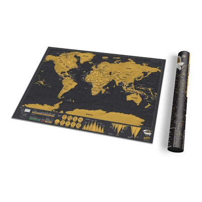 Luckies Of London Novelty Scratch Map Travel Deluxe