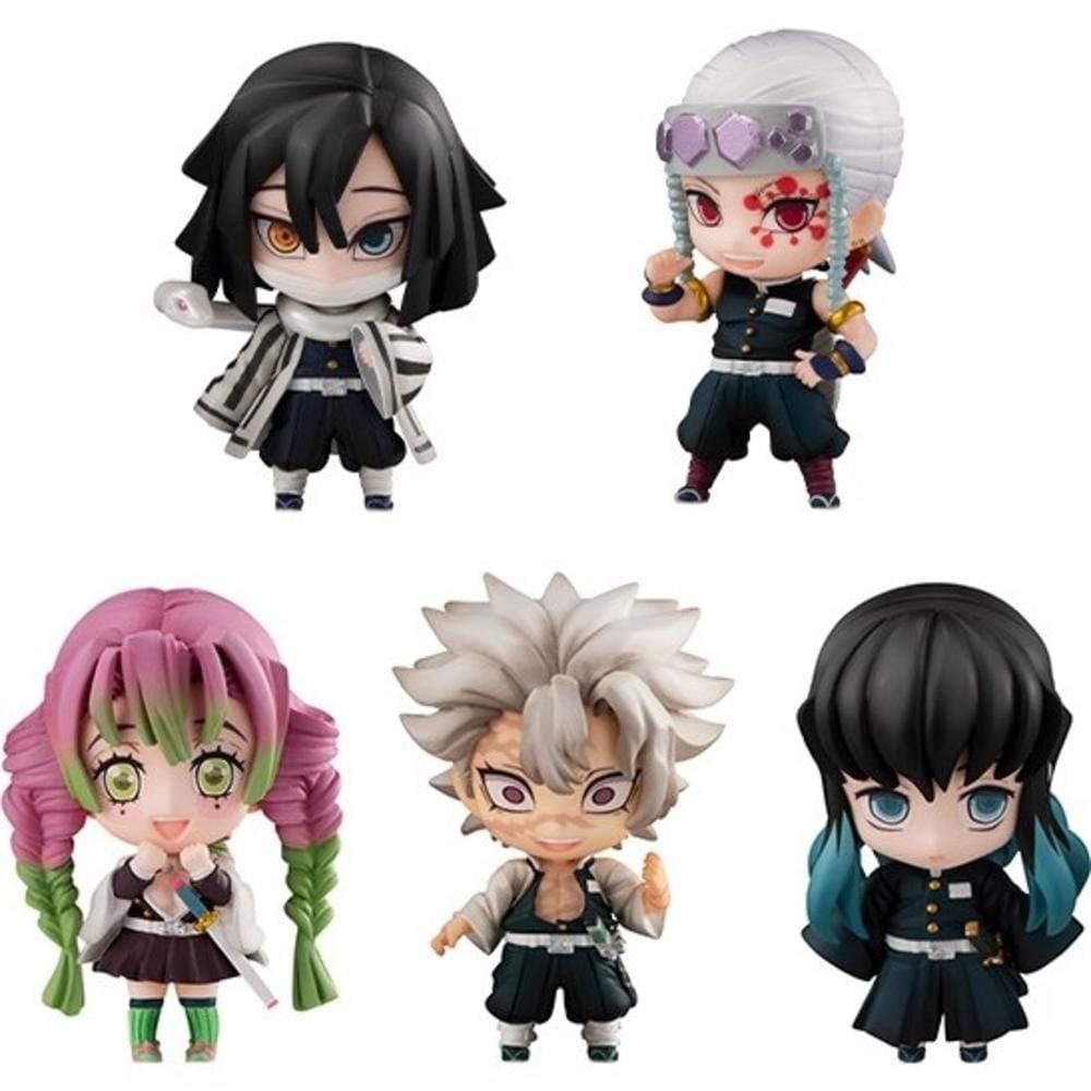 Mega House PVC Figures Demon Slayer Tanjiro & the HASHIRAs Mascot set B