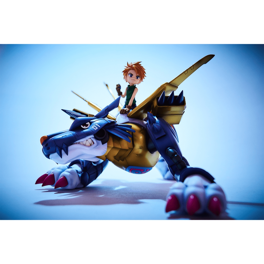 Mega House PVC Figures Digimon Adventure Precious G.E.M. Garurumon & Ishida Yamato (Reissue)