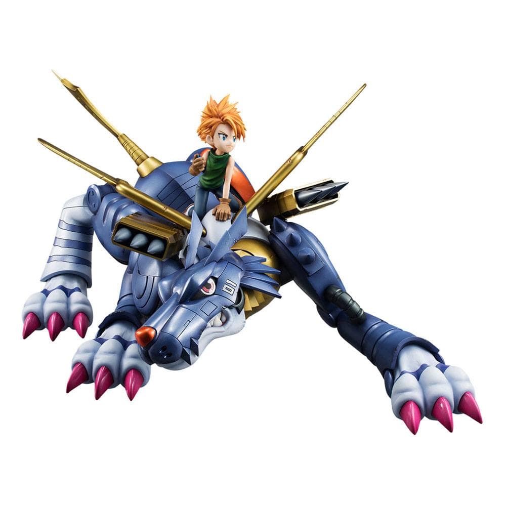 Mega House PVC Figures Digimon Adventure Precious G.E.M. Garurumon & Ishida Yamato (Reissue)