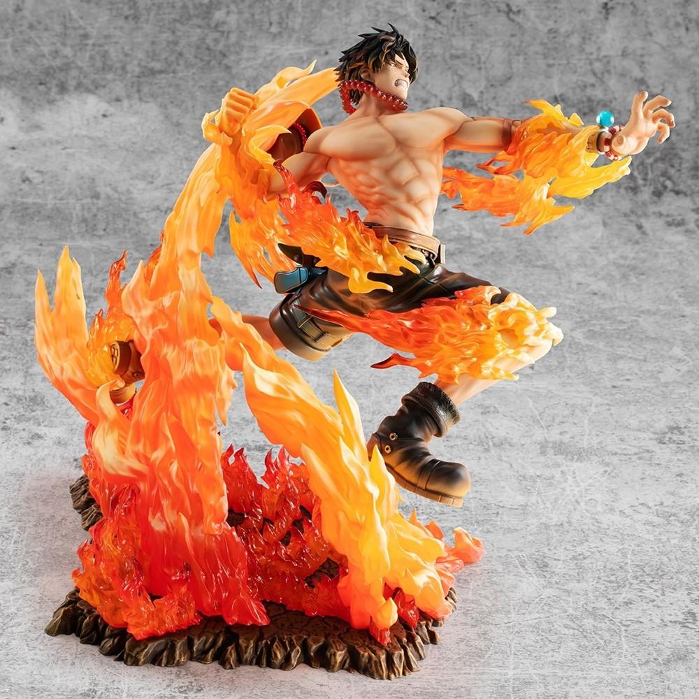 Mega House PVC Figures P.O.P ONE PIECE -NEO-MAXIMUM - Portgas D. Ace 15th LIMITED Ver.