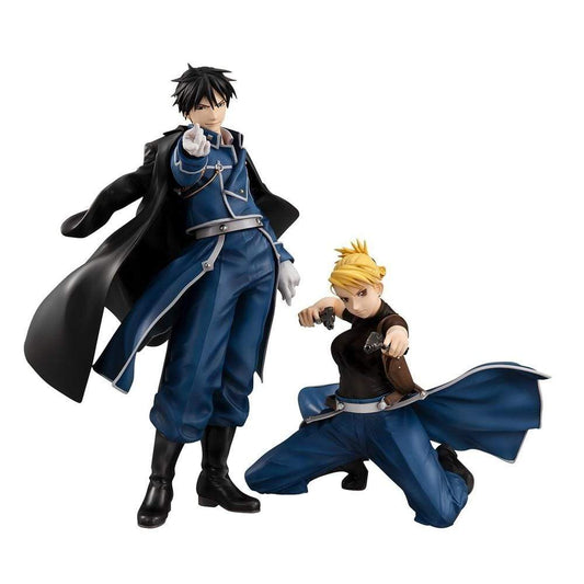 Mega House PVC Figures Precious G.E.M. FULLMETAL ALCHEMIST Roy Mustang & Liza Hawkeye