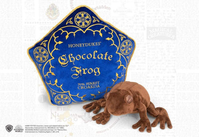 Noble Collection Harry Potter Chocolate Frog cushion and plush