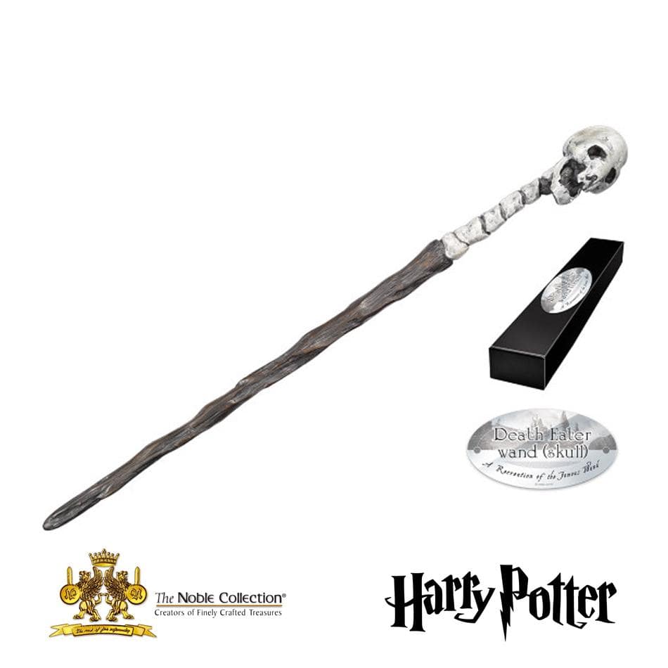 Noble Collection Death Eater Character Wand ‰ÛÒ Skull