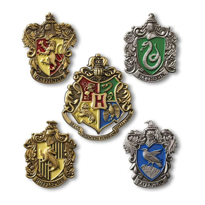 Noble Collection Novelty Hogwarts House Pins