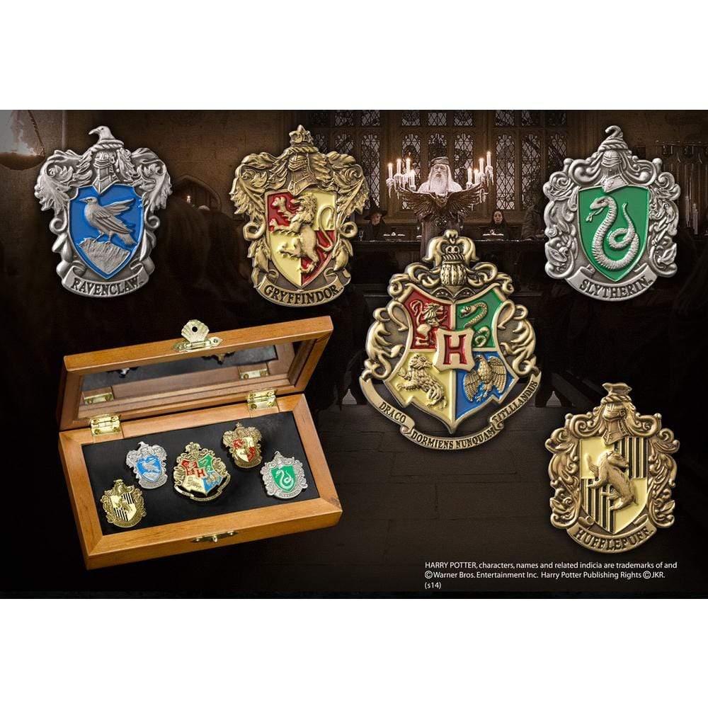 Noble Collection Novelty Hogwarts House Pins