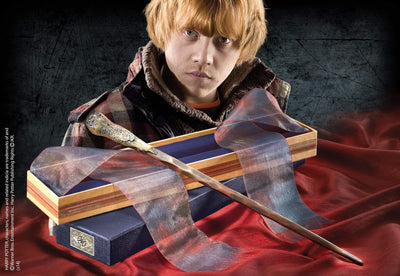 Noble Collection Harry Potter Ron Weasley's Wand with Ollivanders Box