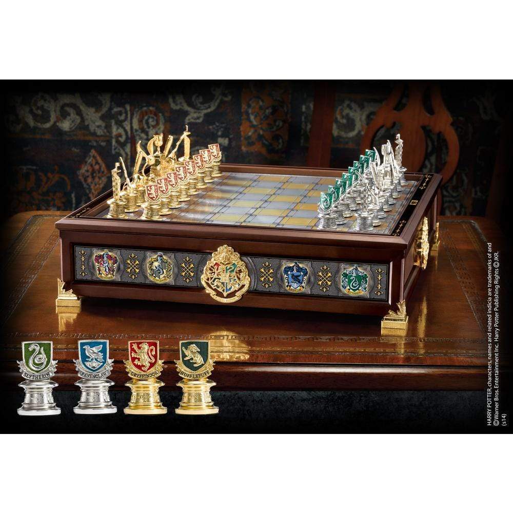 Noble Collection Novelty The Hogwarts Houses Quidditch Chess Set