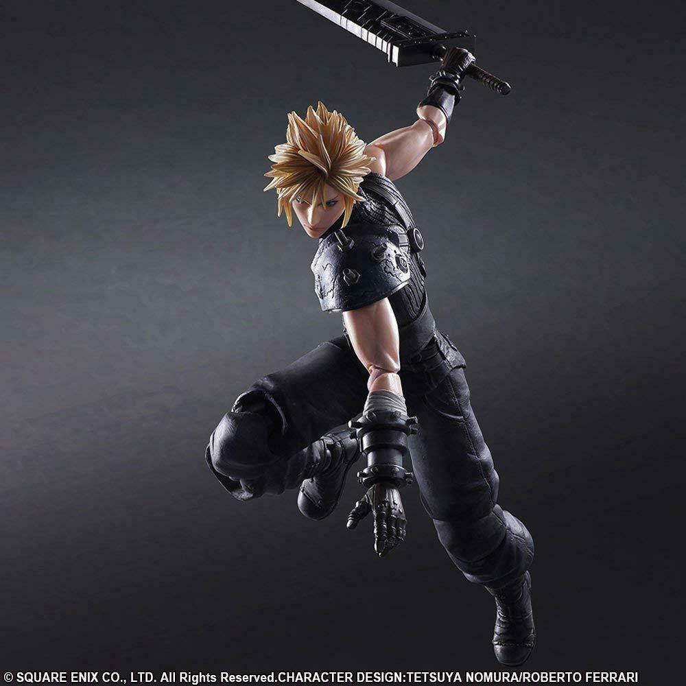 Square Enix Action Figure Play Arts Kai Cloud Strife Remake ver.