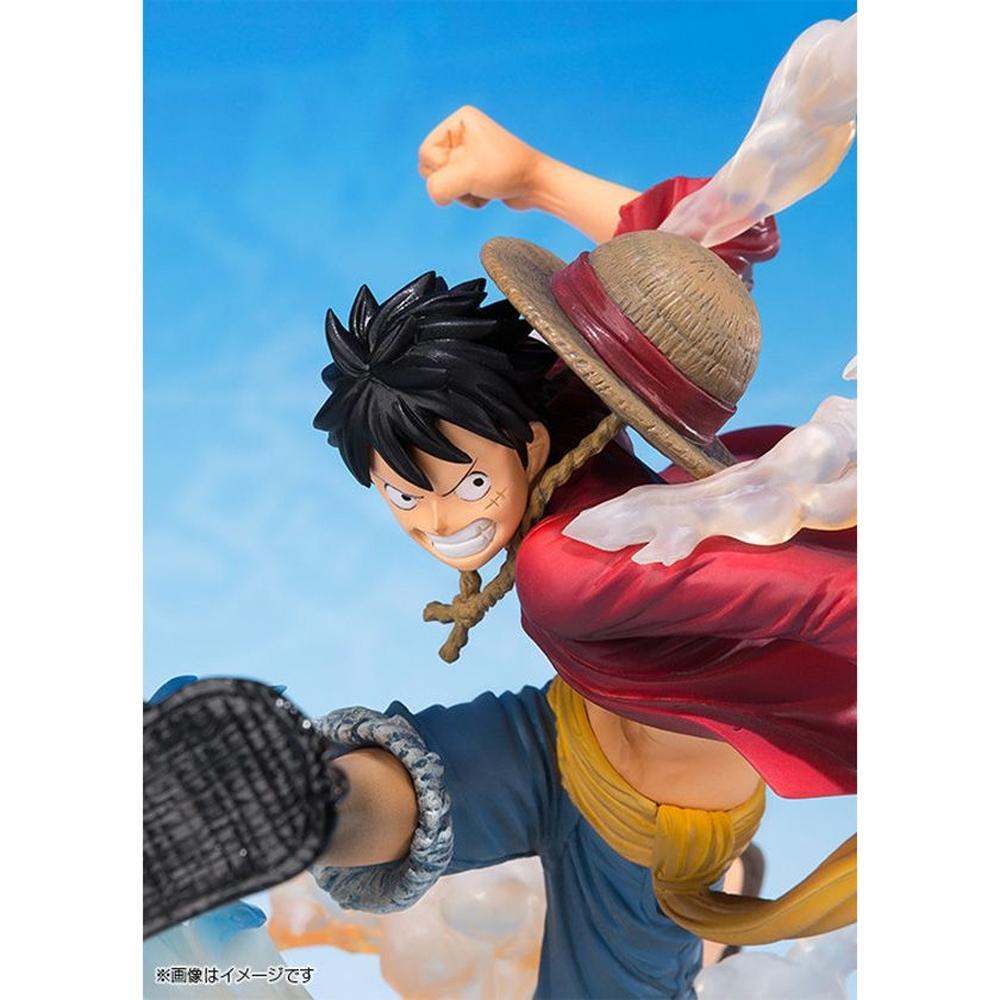 Tamashii Nation PVC Figures Figuarts ZERO Monkey D Luffy -Gom Gom no Hawk Whip-