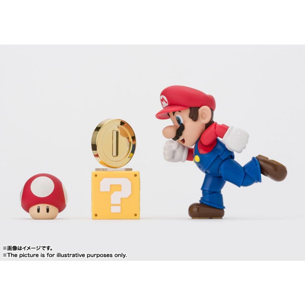 Tamashii Nation Action Figure S.H.Figuarts "Super Mario" Mario (New Package Ver.)