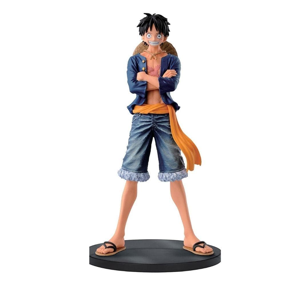 The Little Things Banpresto One Piece 6.7-Inch Monkey D Luffy Figure A, Jeans Freak Series Volume 1