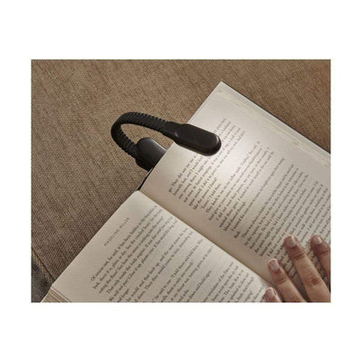 The Little Things Tech Rechargable Clip Book Light Black