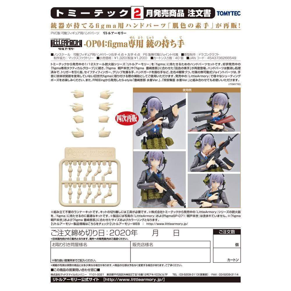 TOMYTEC PVC Figures Little Armory-OP4: figma Hands for Guns(4th re-run)