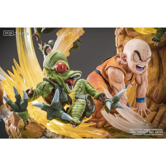 Tsume Art Resin Statues KRILIN VS THE SAIBAIMEN HIGH BY TSUME