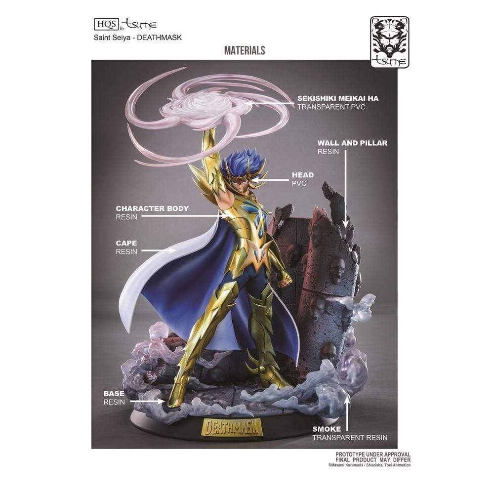 Tsume Art Resin Statues SAINT SEIYA Deathmask HQSD BY TSUME